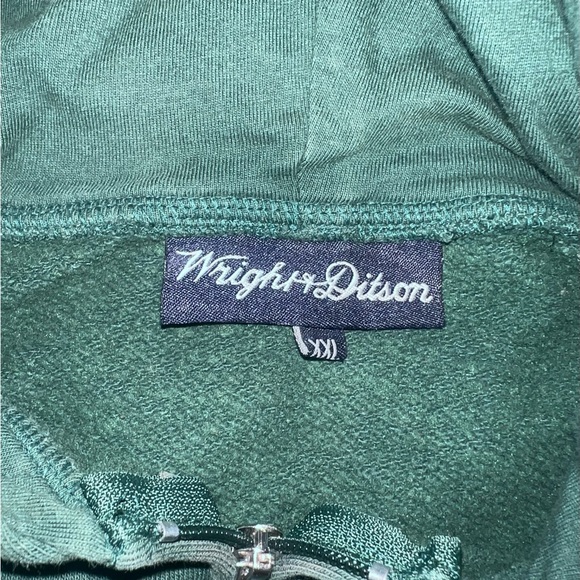 Oakland A's Wright & Ditson Forest Green Hoodie with Oakland City Skyline - Picture 4 of 5